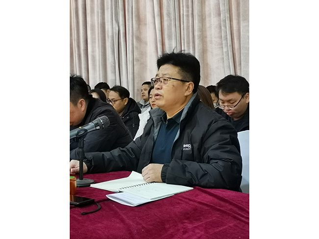 La Tangshan Jinsha Company ha tenuto la riunione d'inizio del nuovo anno